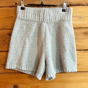 Skims Cozy Knit Shorts Aqua Small/Medium